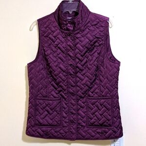 Orvis Purple Insulated Quilted Lightweight Vest M